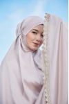 Telekung Meena Champagne